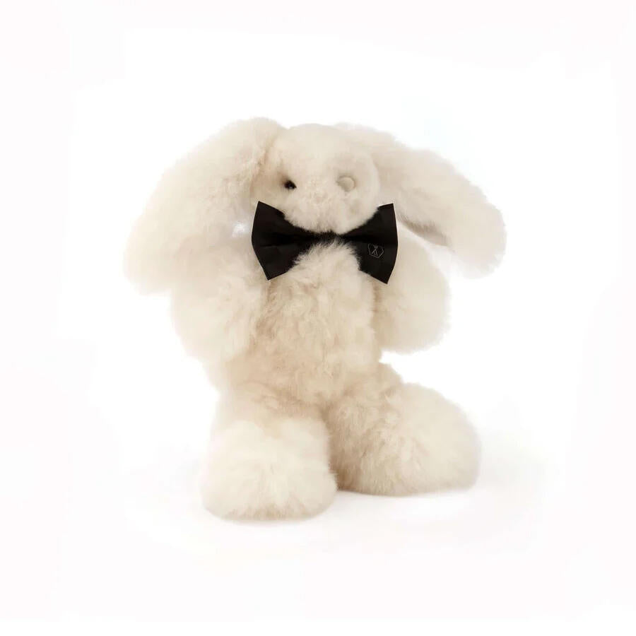 Kuscheltier MILO aus Alpaka - Pearl White - Weiß