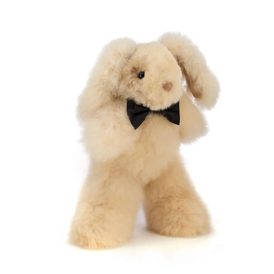 Kuscheltier MILO L aus Alpaka - Champanger - Beige