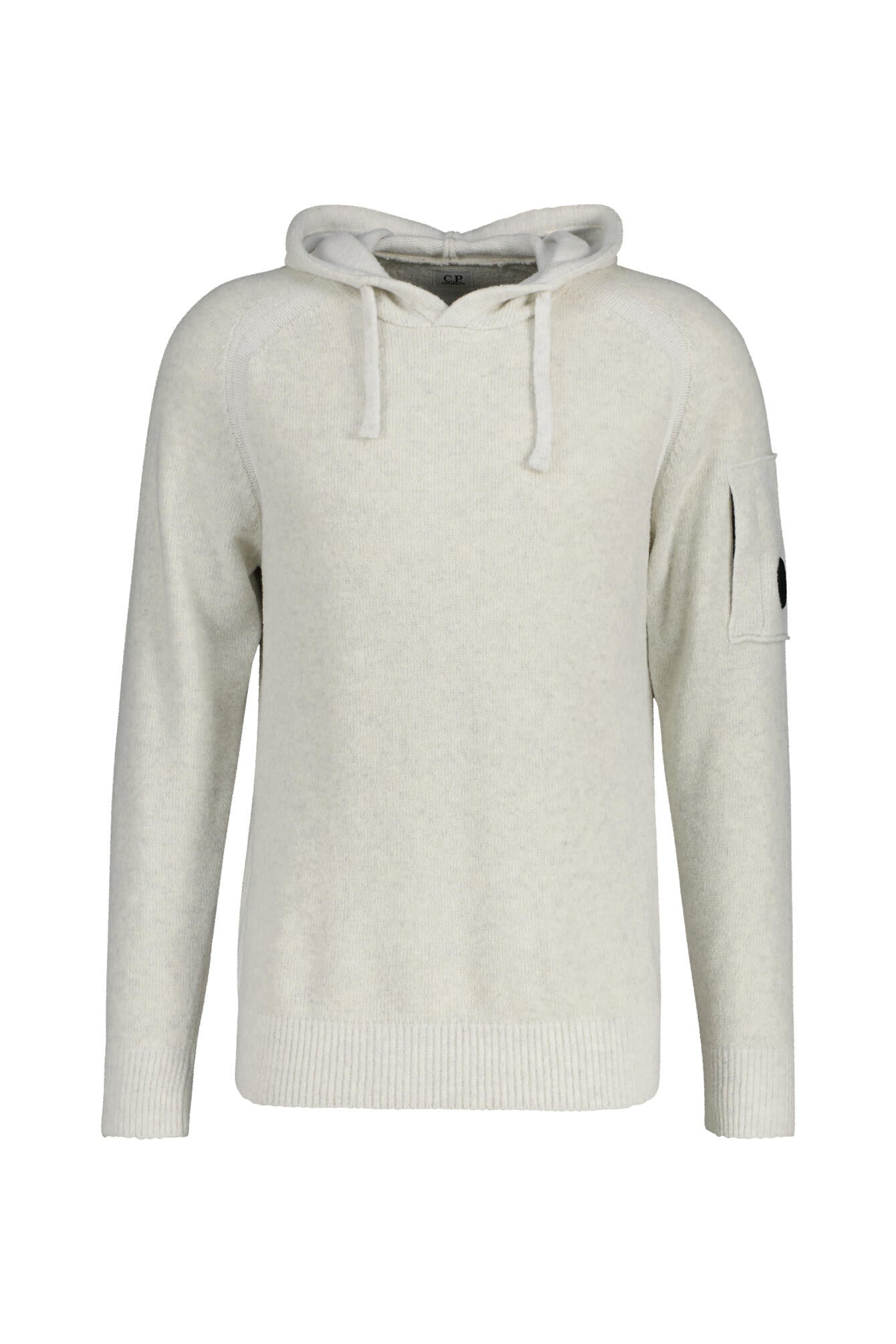 Strickpullover mit Kapuze - M12 White - Creme