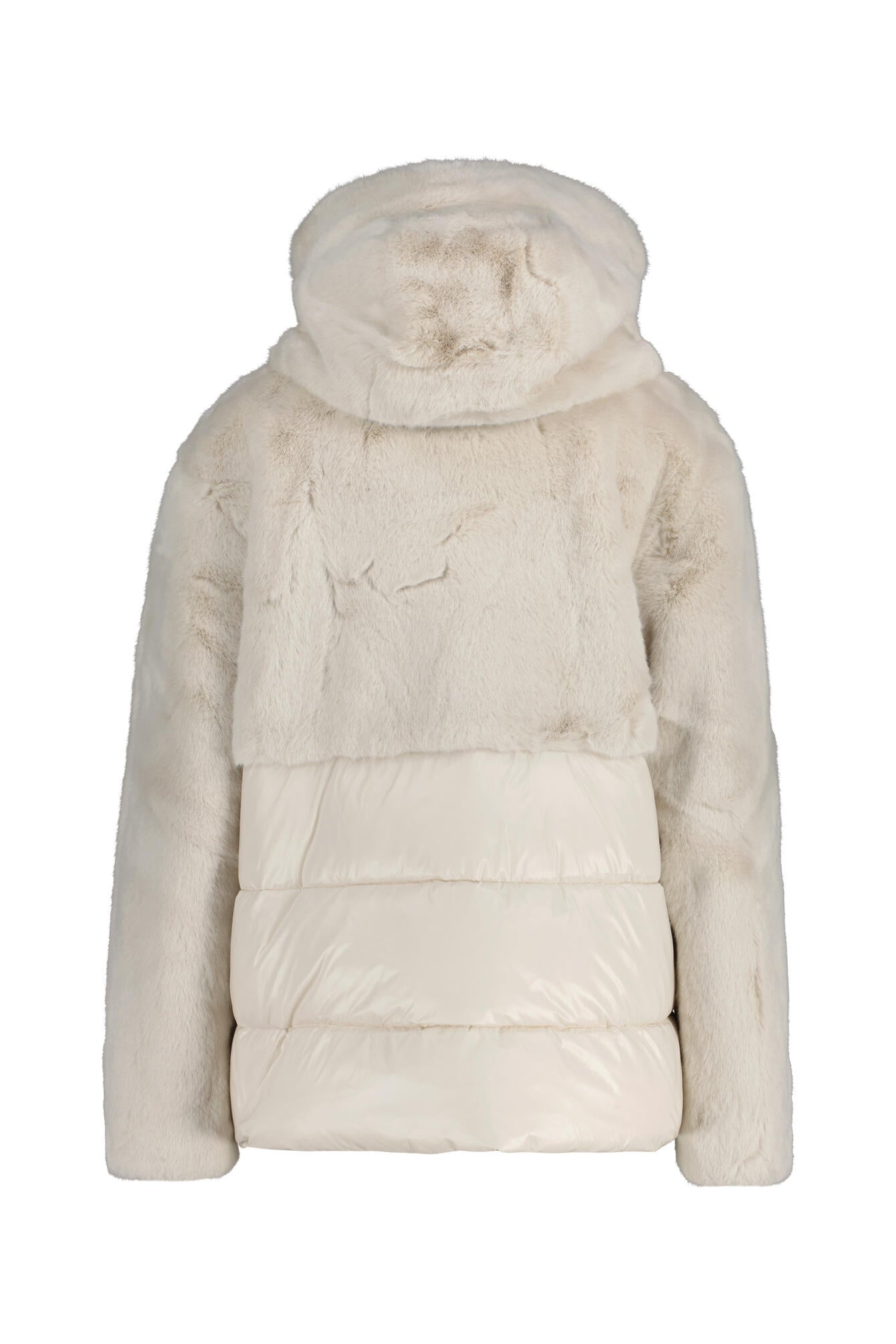 Steppjacke FANEVIL in Felloptik - 907 Grigio Mattino - Weiß