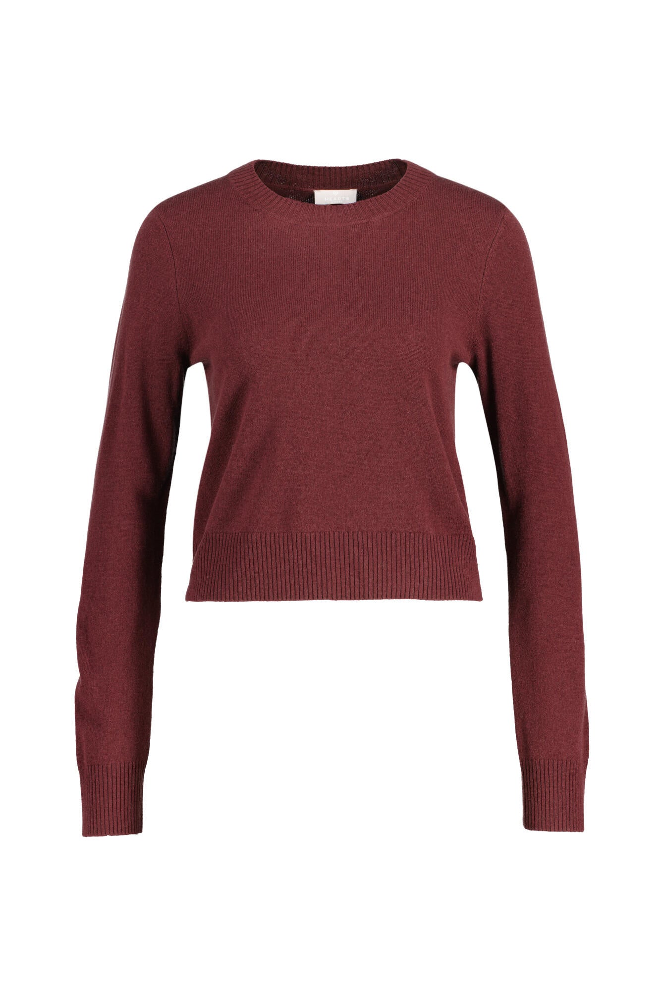 Strickpullover aus Merinowolle - 149 Plum - Rot