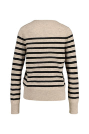 Strickpullover aus Kaschmir - 184 Taupe Black - Grau