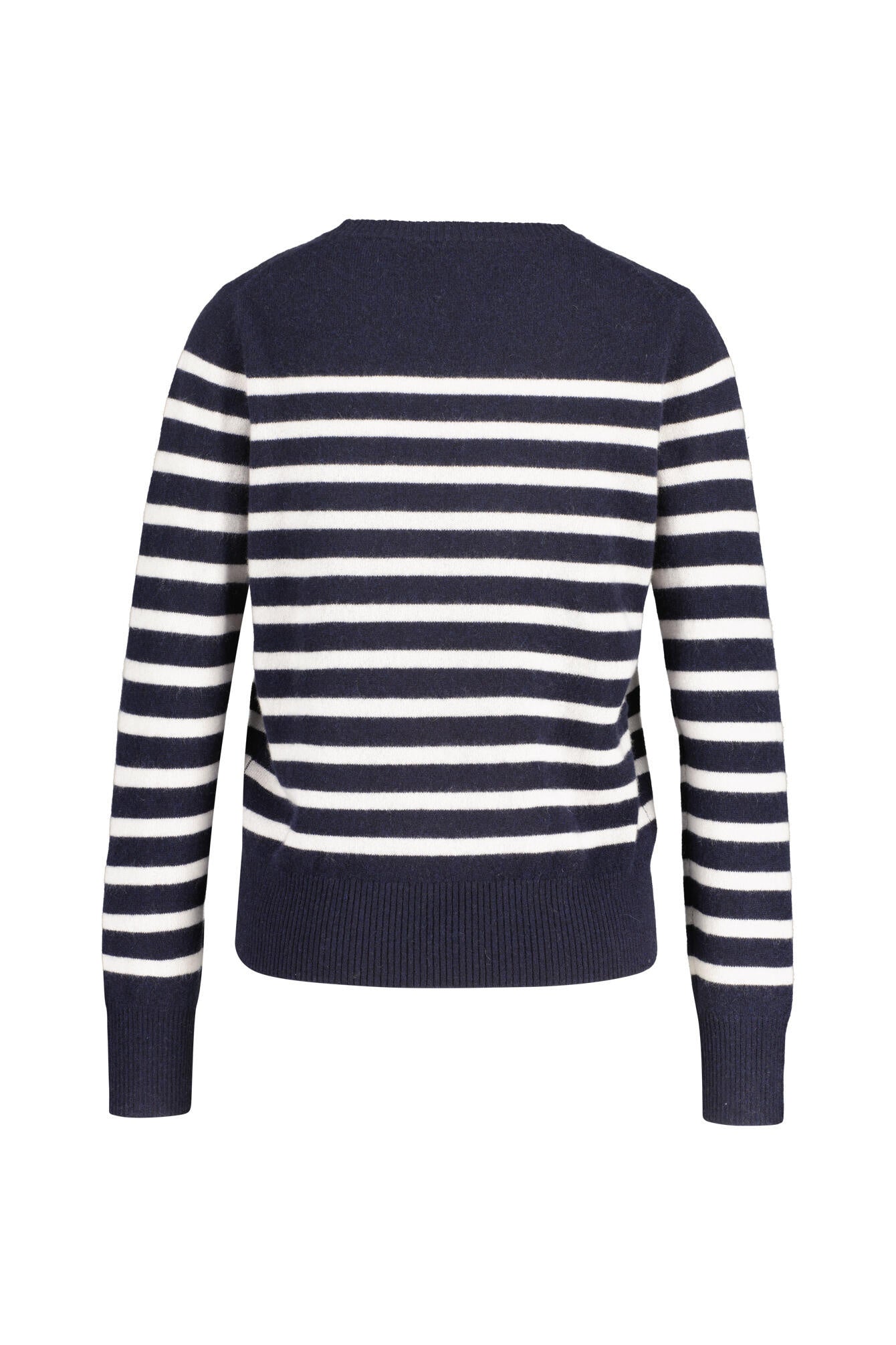 Strickpullover aus Kaschmir - 185 Navy Mandel - Blau