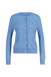 Strickjacke aus Kaschmir - 104 Blue - Blau