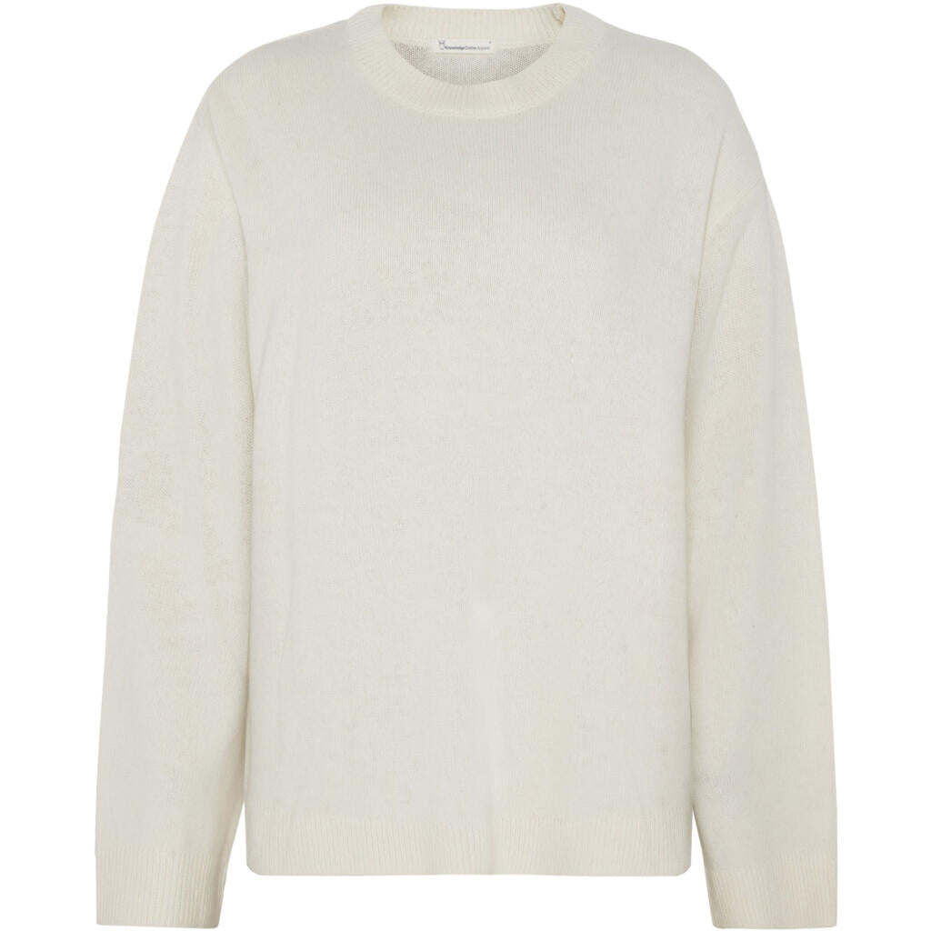 Strickpullover aus Wolle - 1387 Egret - Weiß