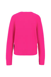 Strickpullover aus Kaschmir - 4096 COSMIC PINK - Pink