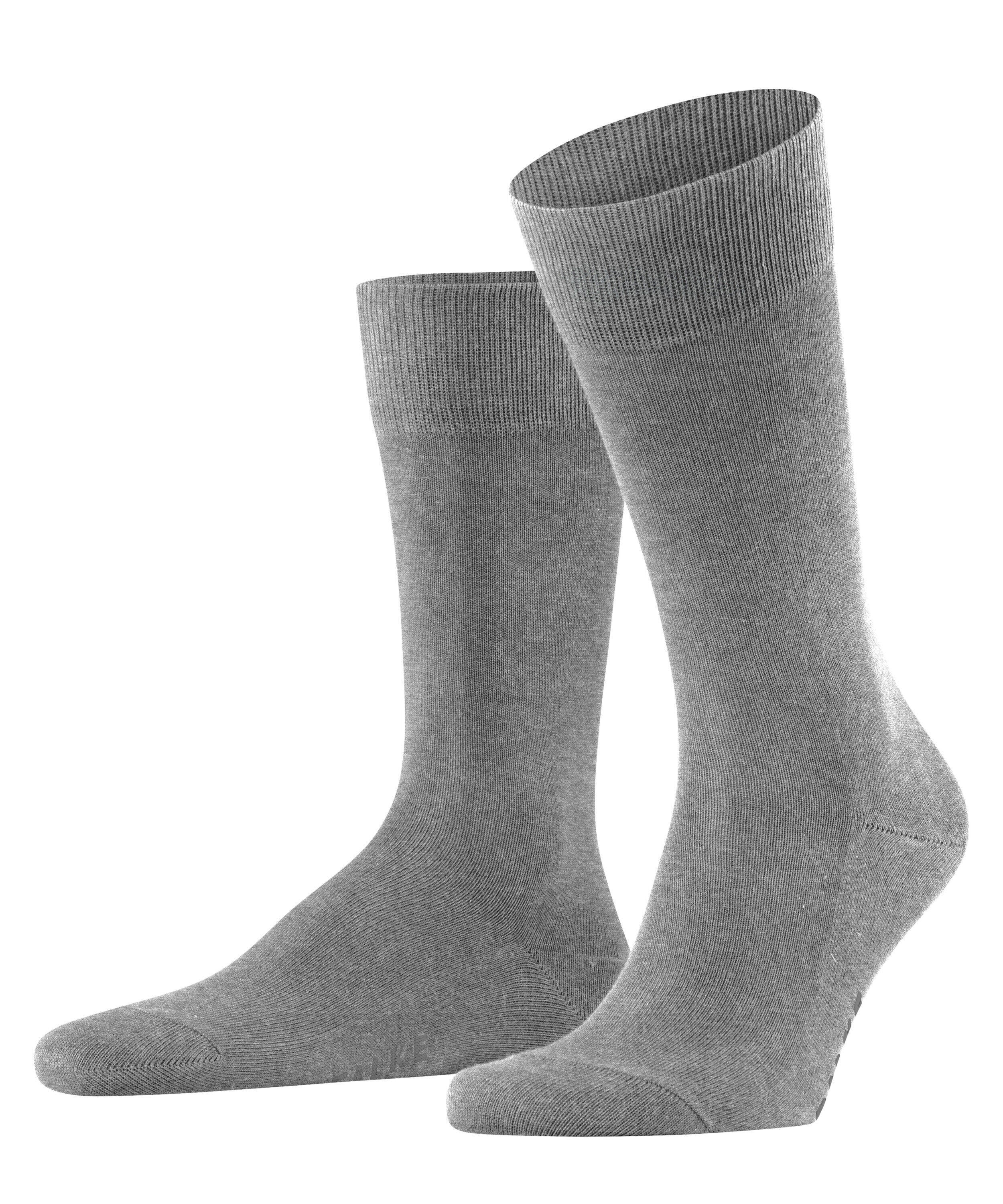 Socken - 3390 light greymel. - Grau