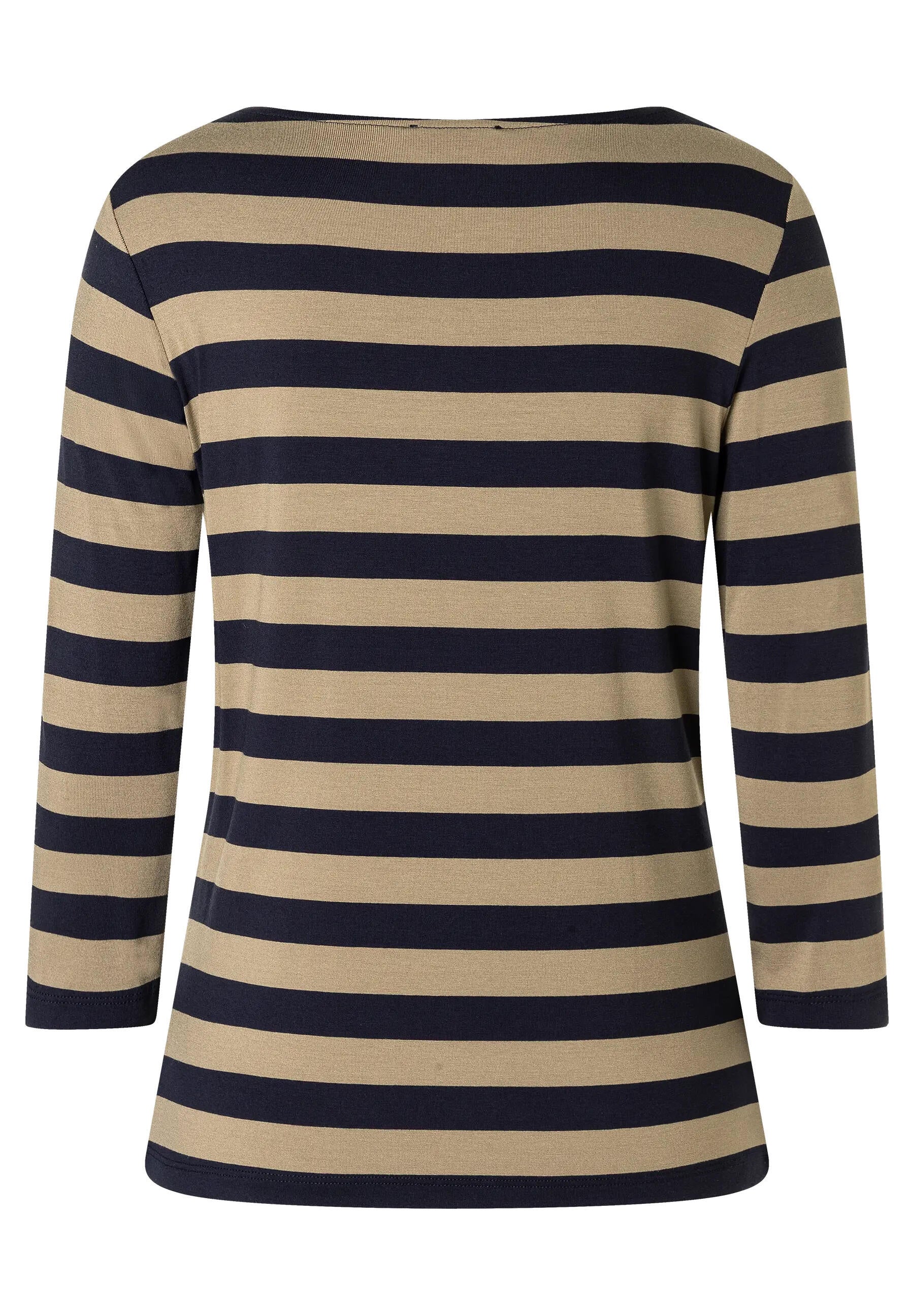 Langarmshirt aus Viskosemix - 2662 - Beige