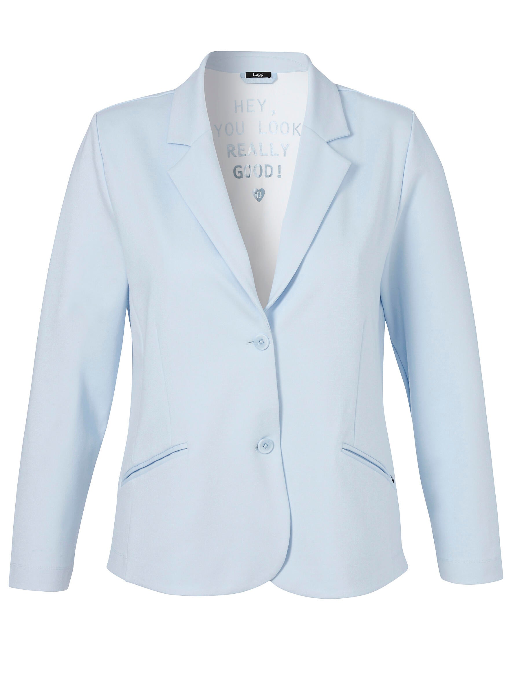 Blazer aus Viskosemix - 894 - Blau