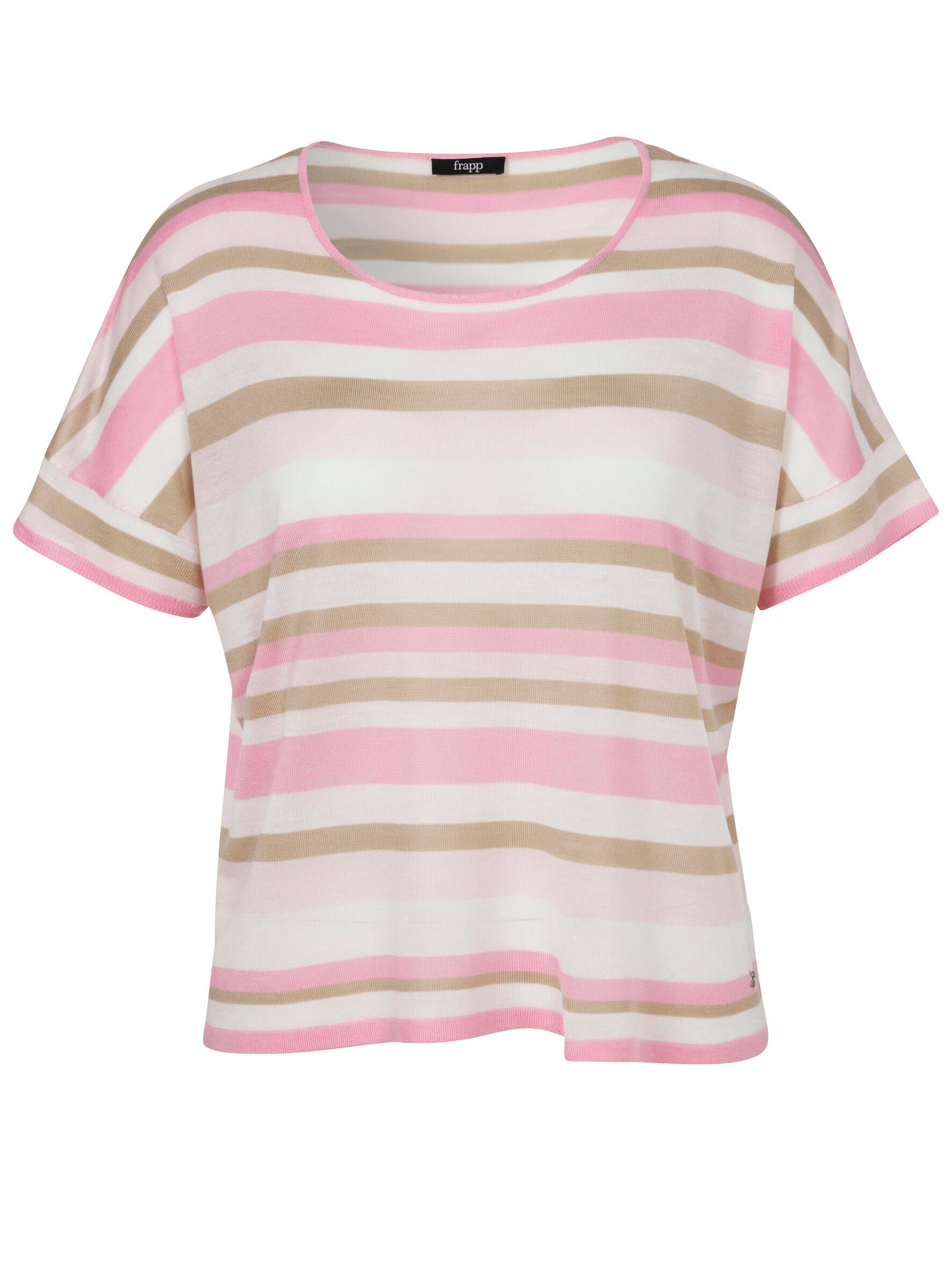 T-Shirt aus Viskosemix - 677 - Rosa