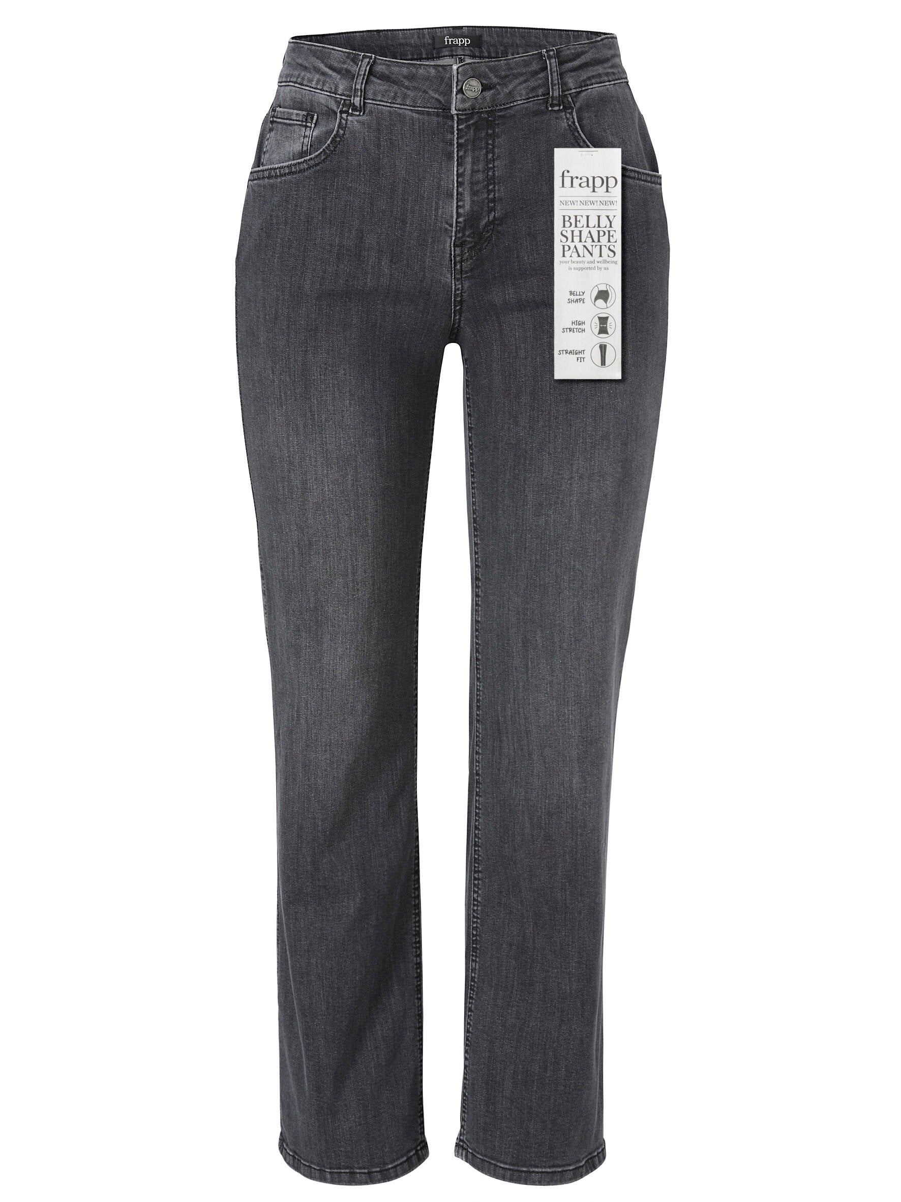 Jeans Straight Leg - 148-mid grey denim - Grau