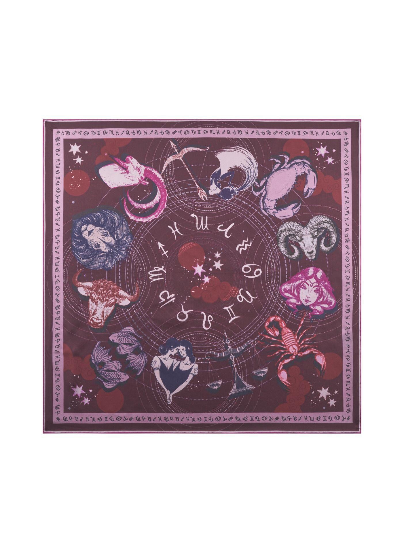 Nickituch aus Seide - RED3 - Rot