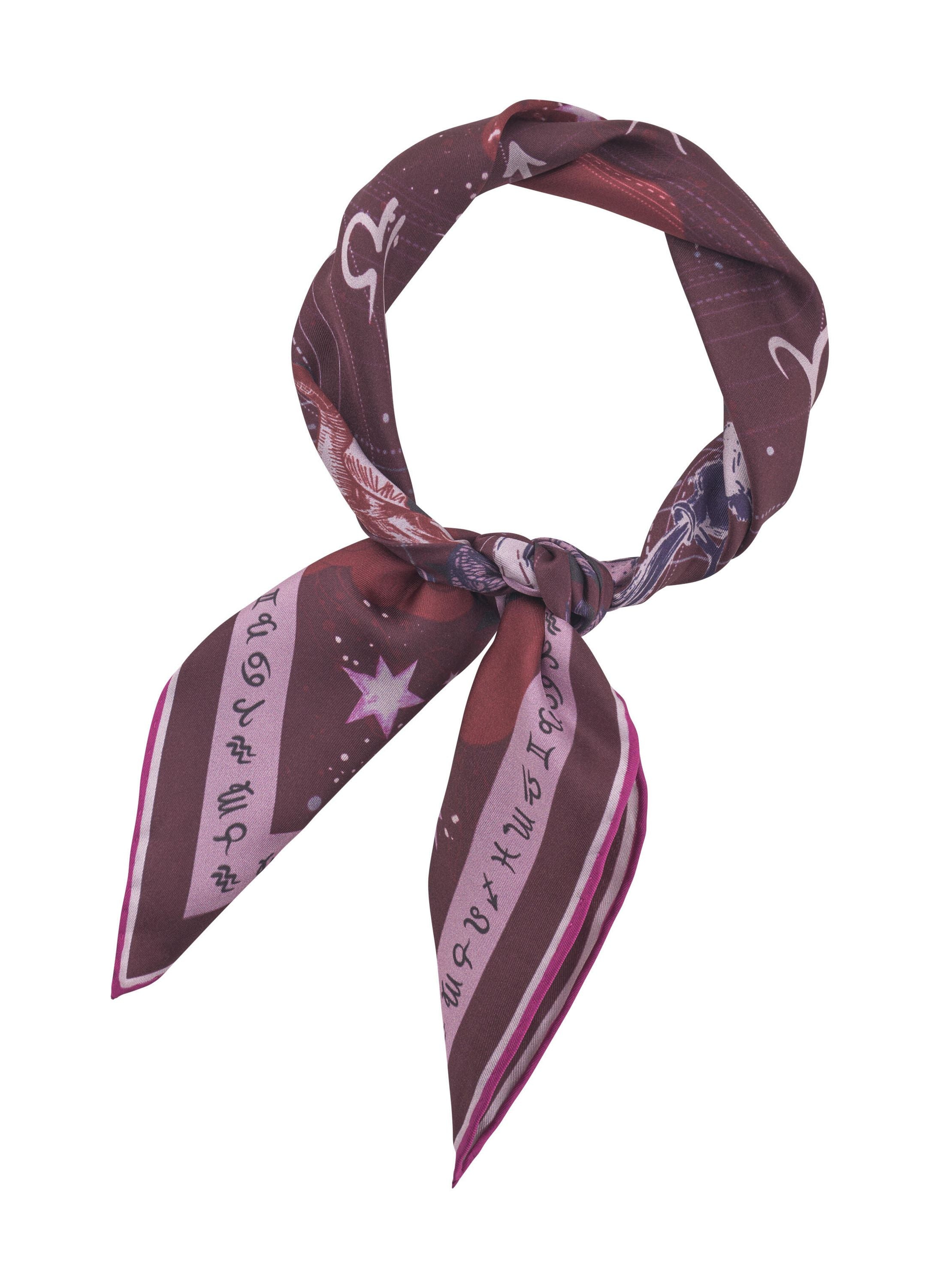 Nickituch aus Seide - RED3 - Rot