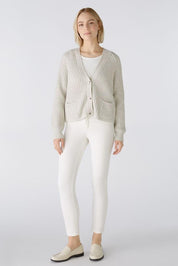Strickjacke aus Baumwollmischung - 0711 - Beige