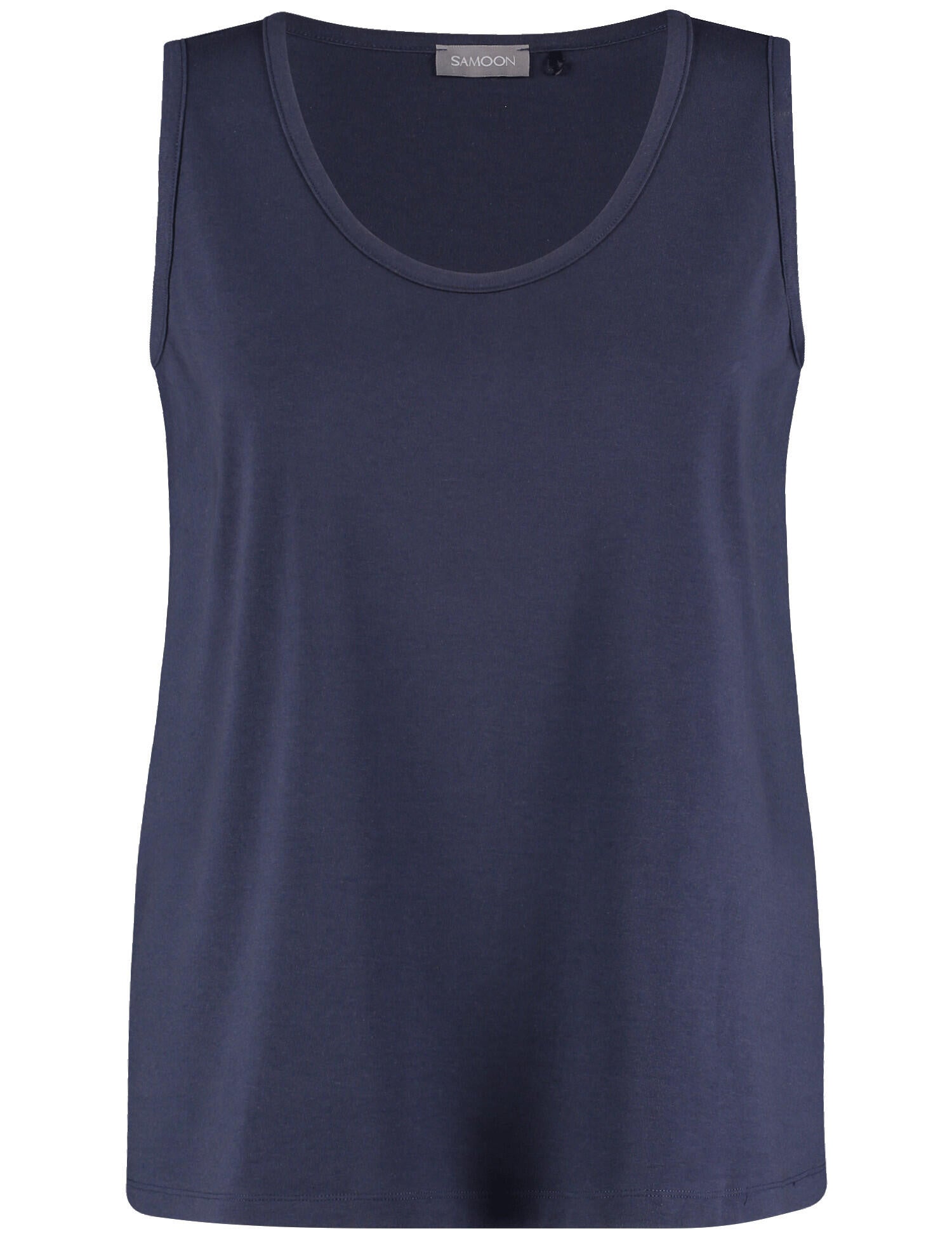 Top aus Modalmix - 08450 DARK LAKE BLUE - Blau