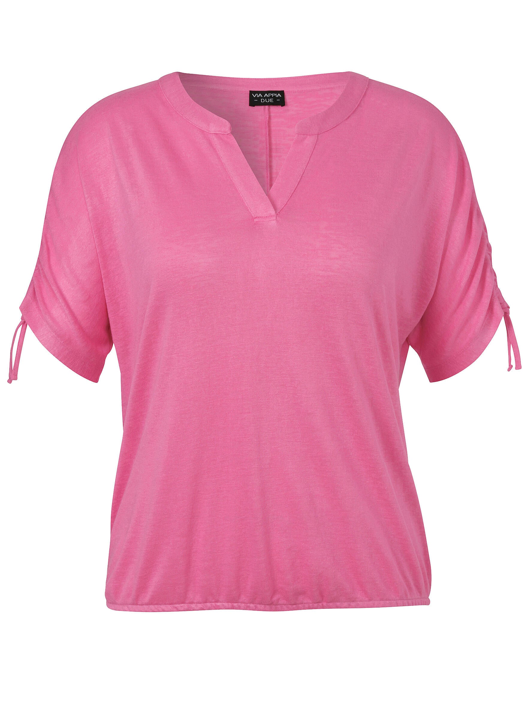 T-Shirt aus Viskosemix - 660 - Pink