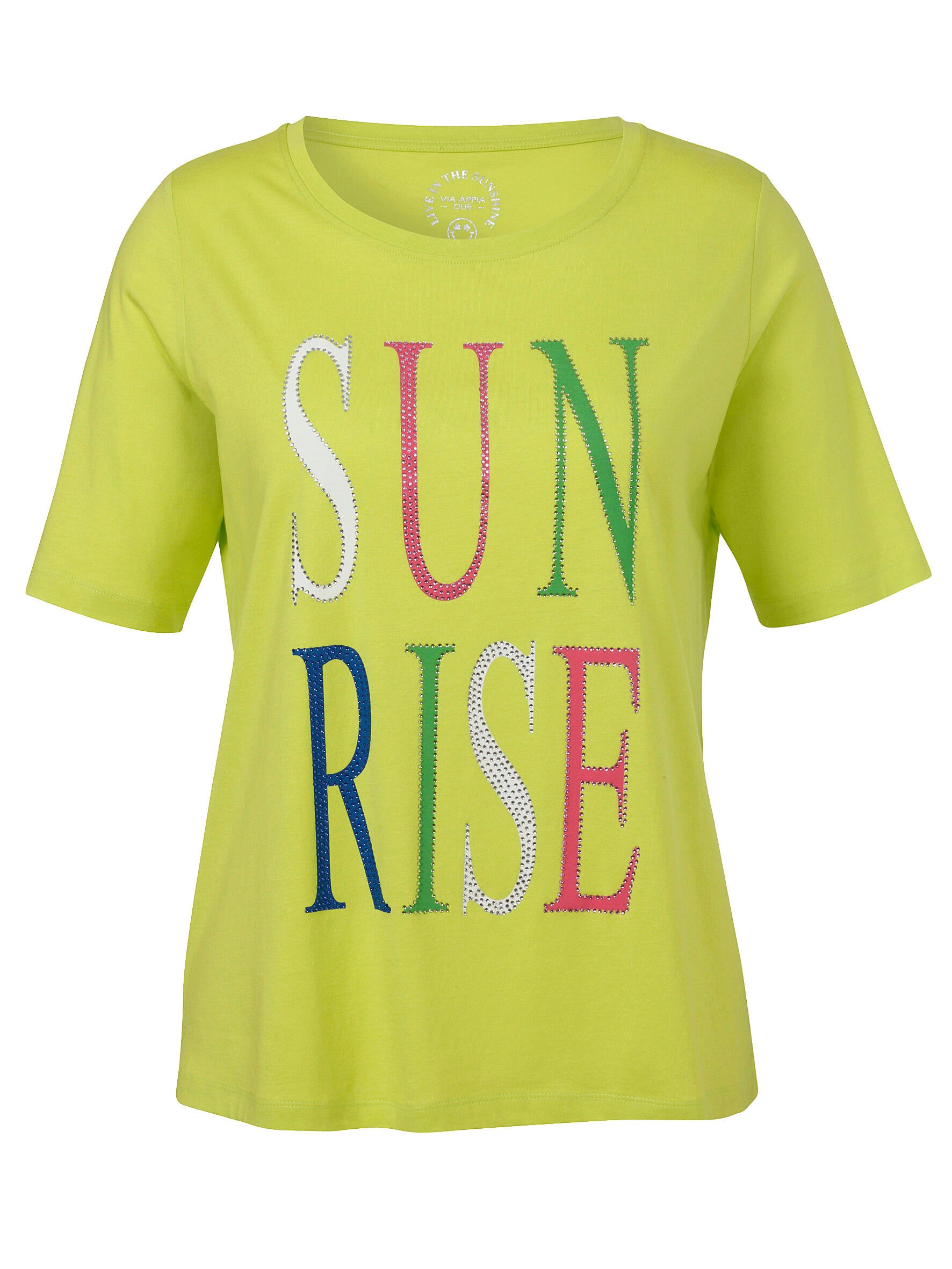 T-Shirt aus Baumwollmix - 583 - Grün