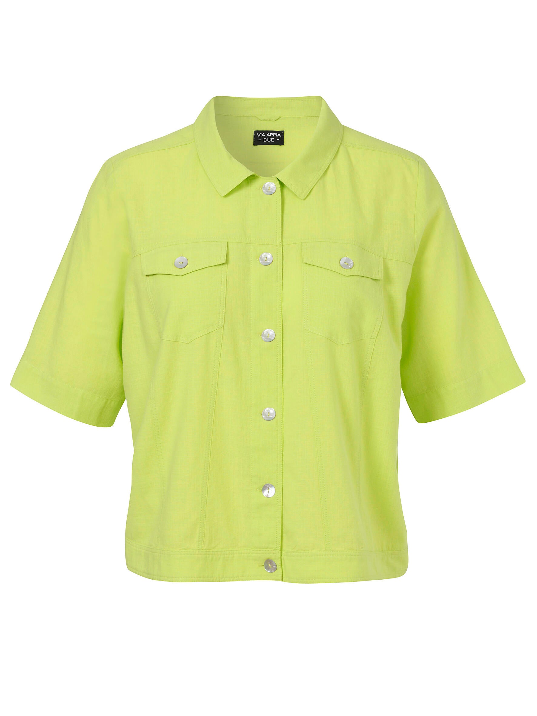 Bluse aus Baumwolle - 580 - Grün