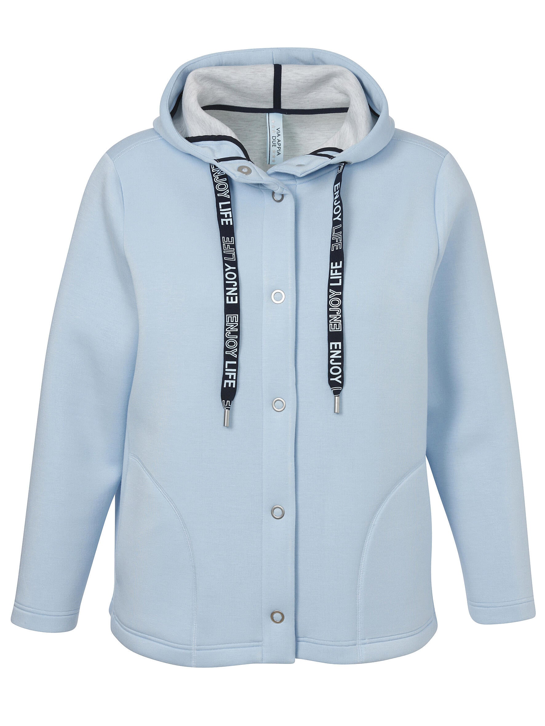 Sweatshirtjacke mit Kapuze - 883-eisblau multicolor - Blau
