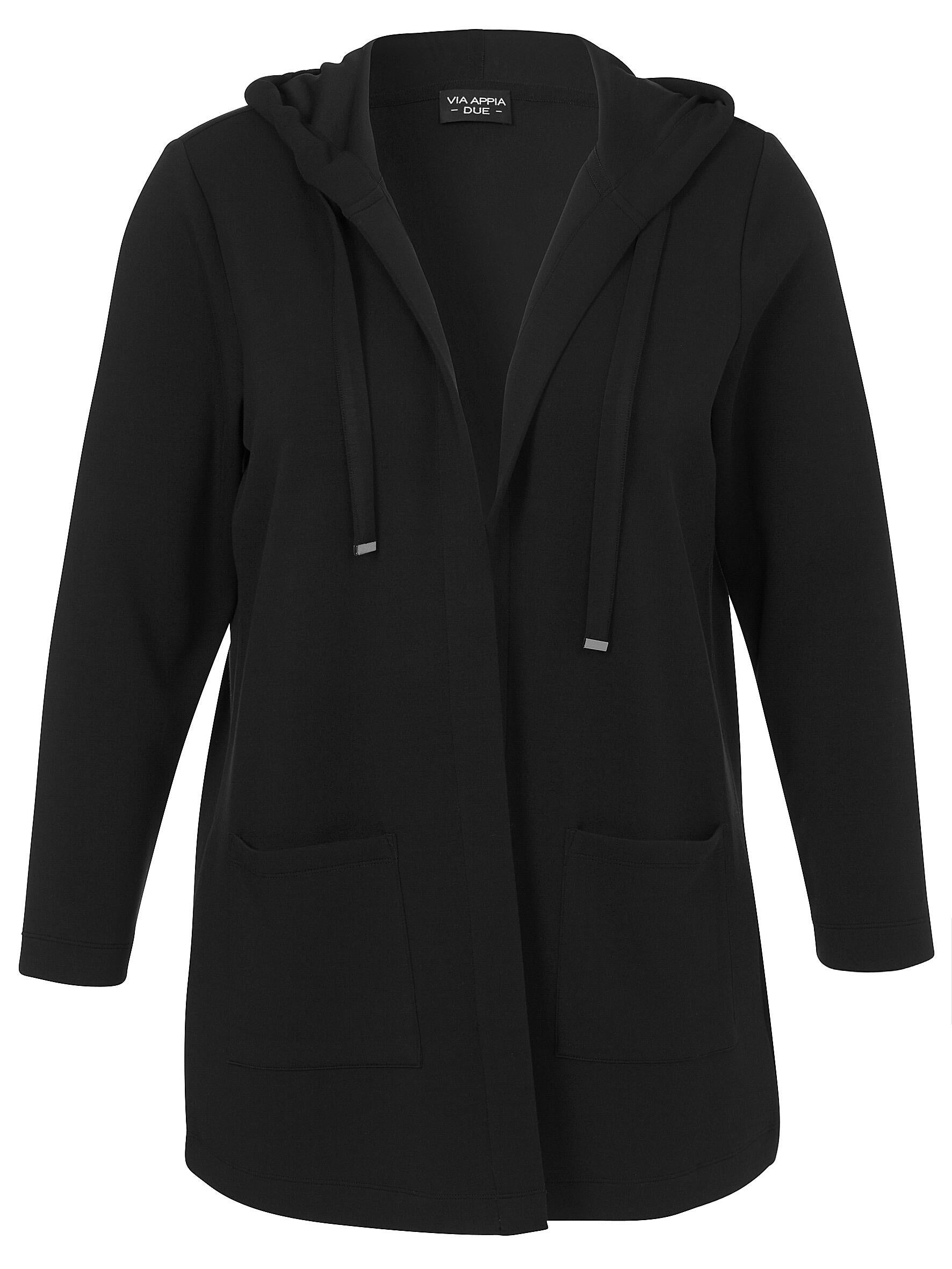 Strickjacke - 100-schwarz - Schwarz