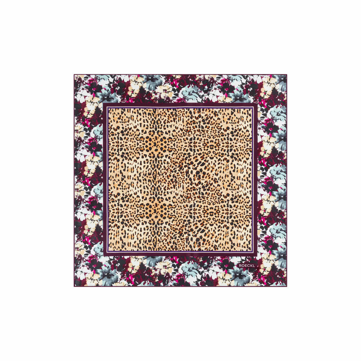 Nickituch WILD GALLERY 53xx53 - 6941-multi mulberry - Violett