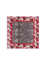 Nickituch WILD GALLERY 53xx53 - 9440-multi red - Rot