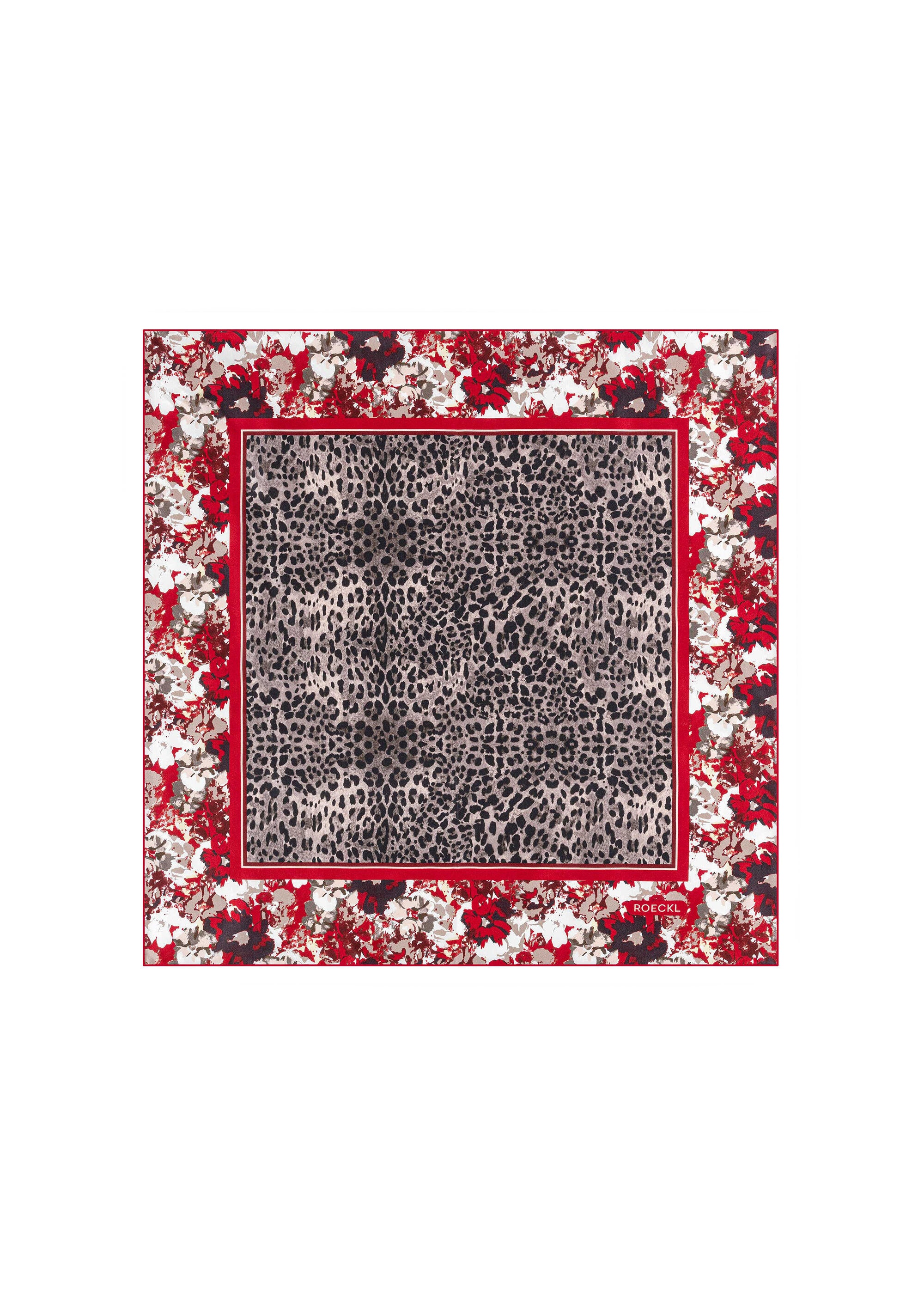 Nickituch WILD GALLERY 53xx53 - 9440-multi red - Rot