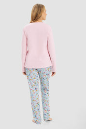 Schlafshirt aus Baumwolle - 16380 - Rosa