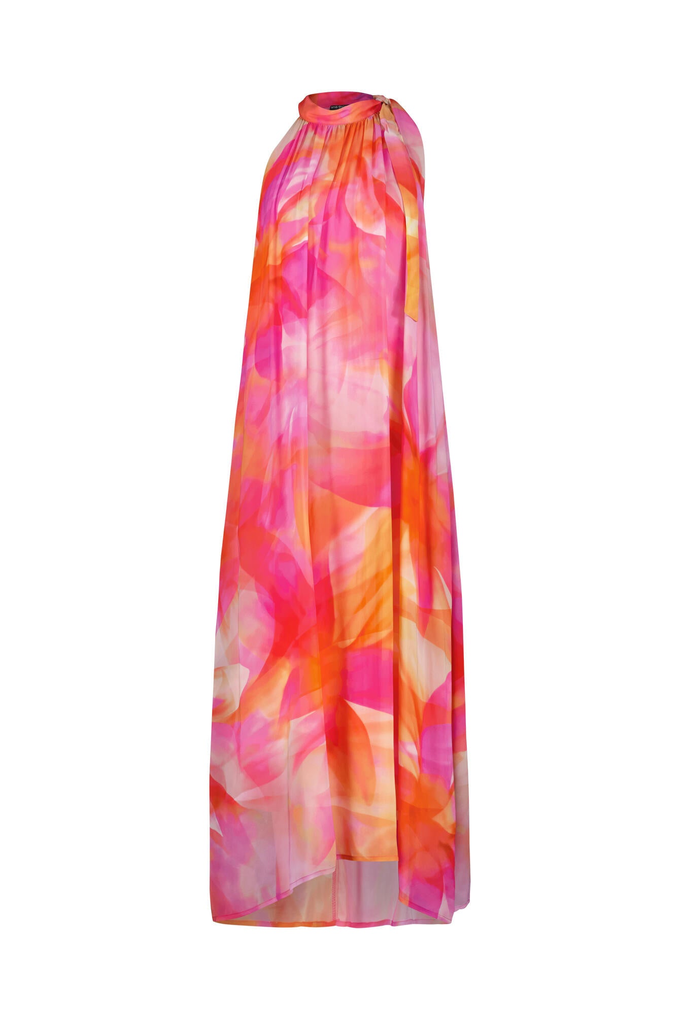 Sommerkleid gemustert aus Viskose - 013-original multicoloured - Mehrfarbig