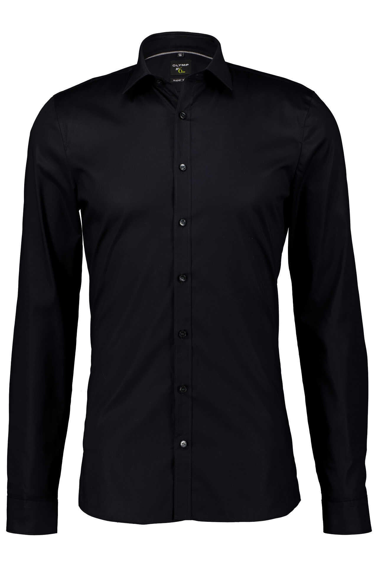 Hemd Super Slim Fit - 68 - Schwarz