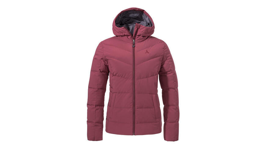 Gesteppte Daunenjacke - 3825-acai - Pink
