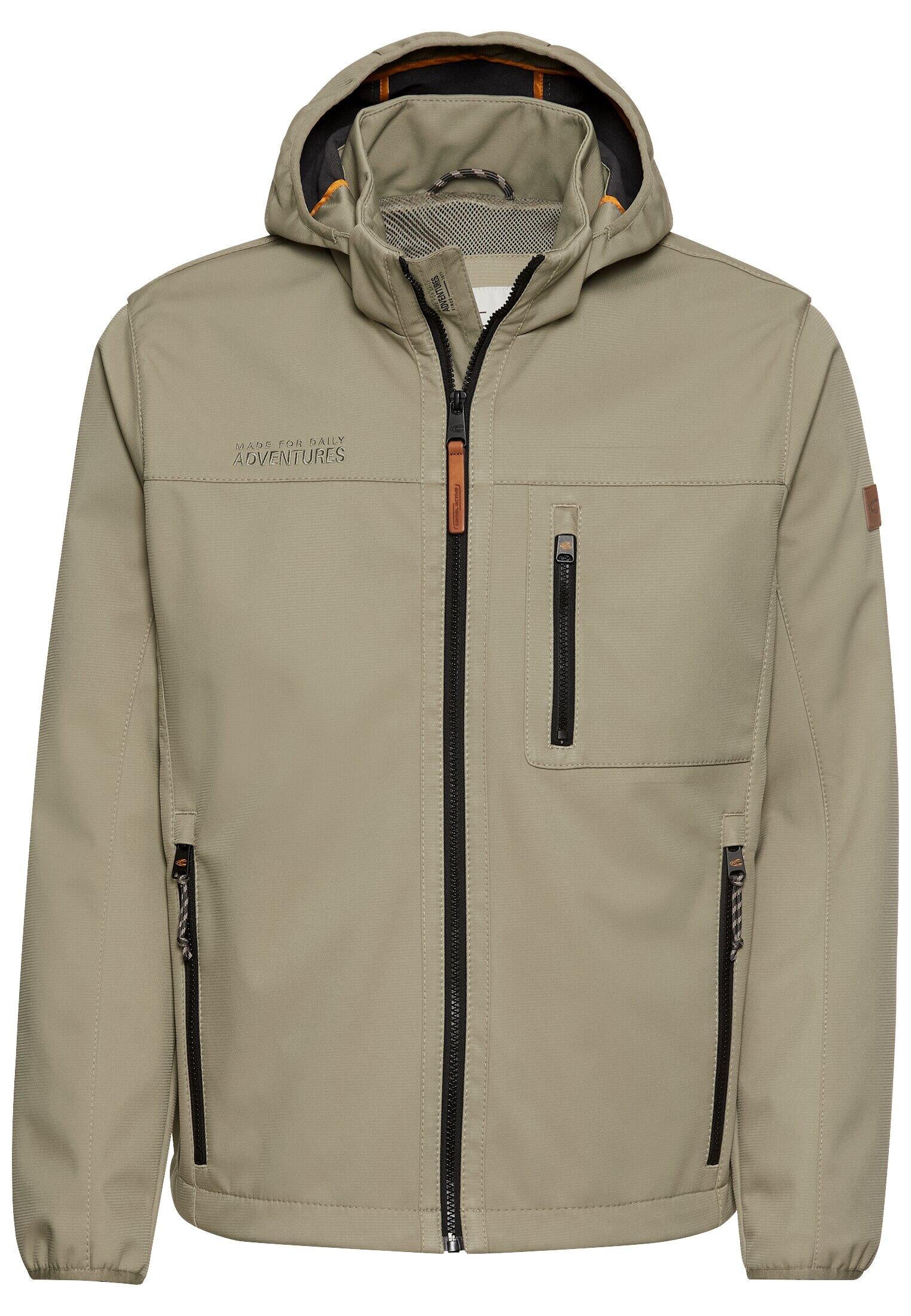 Softshelljacke aus recyceltem Polyester - 31-Khaki - Khaki
