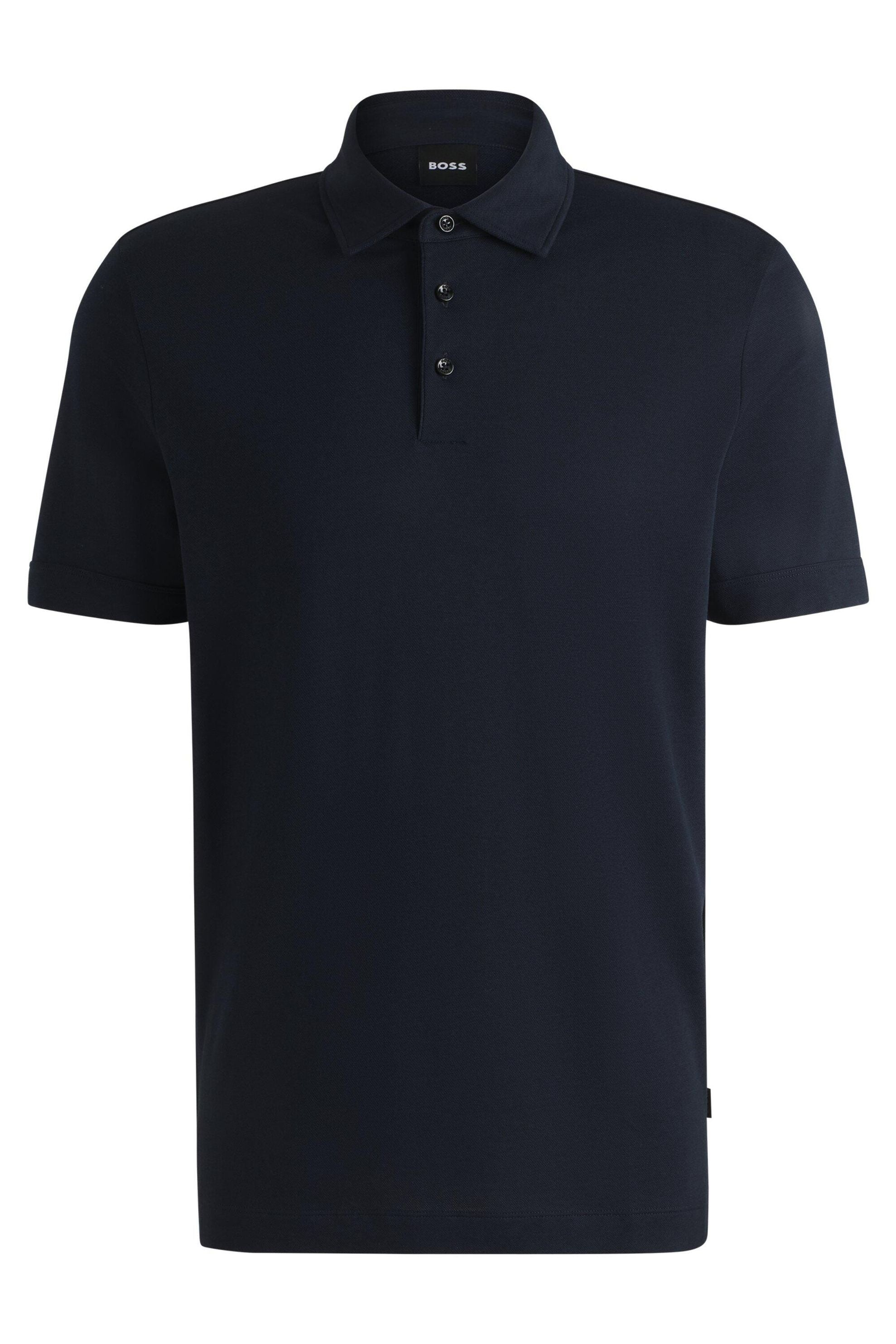 Poloshirt aus Lyocellmix - 404-Dark Blue - Blau