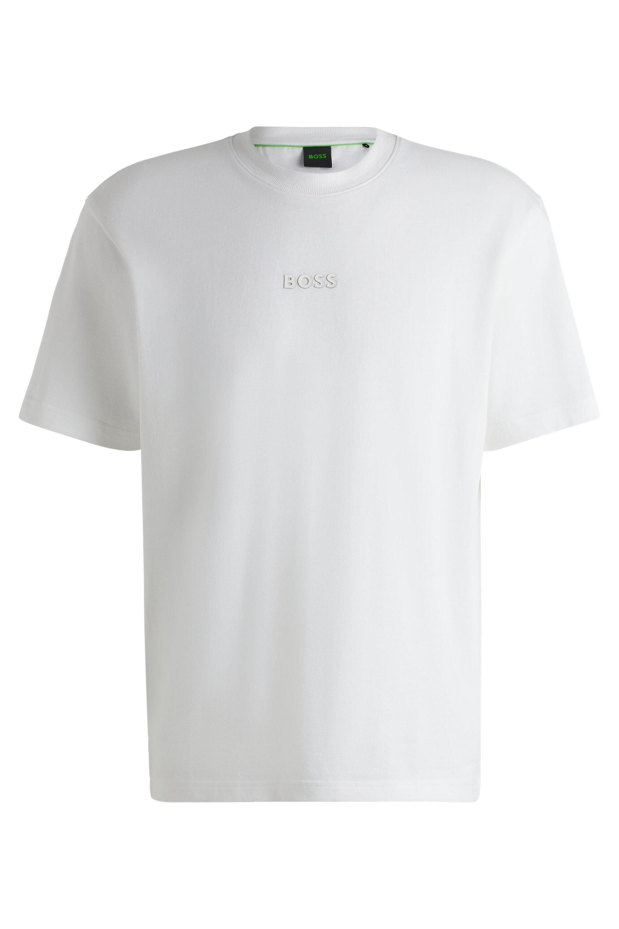 T-Shirt aus Baumwolle - 100-White - Weiß