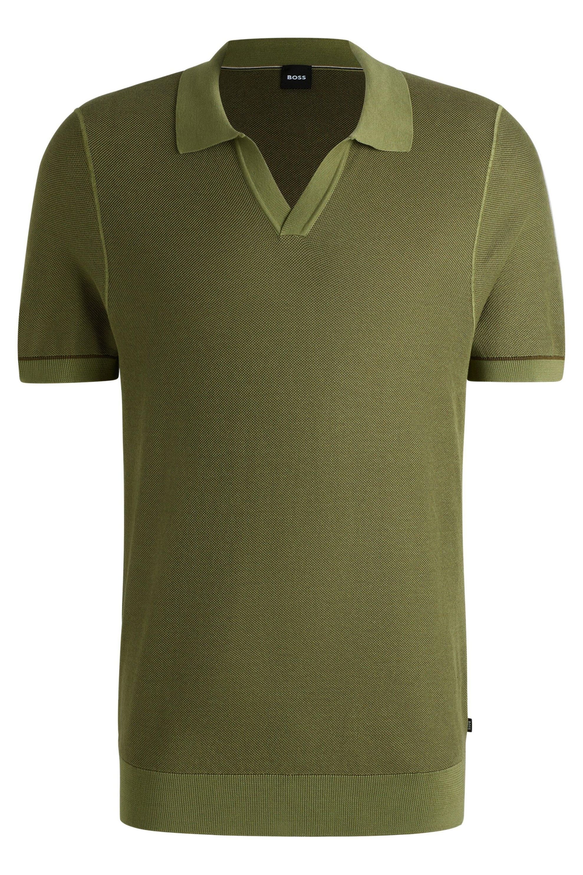 Poloshirt aus Baumwollmix - 311-Medium Green - Grün