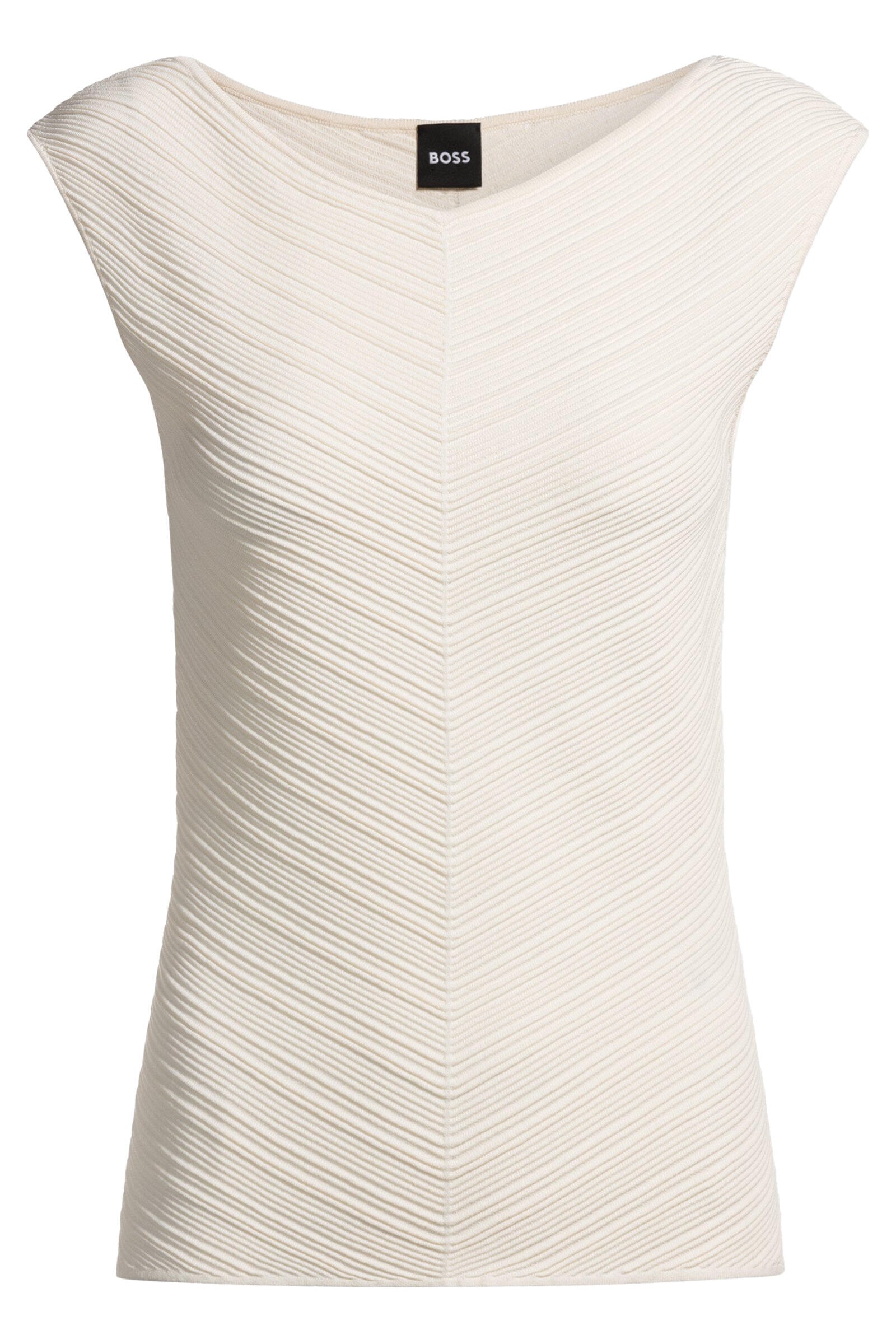 Top aus Viskosemix - 118-Open White - Creme