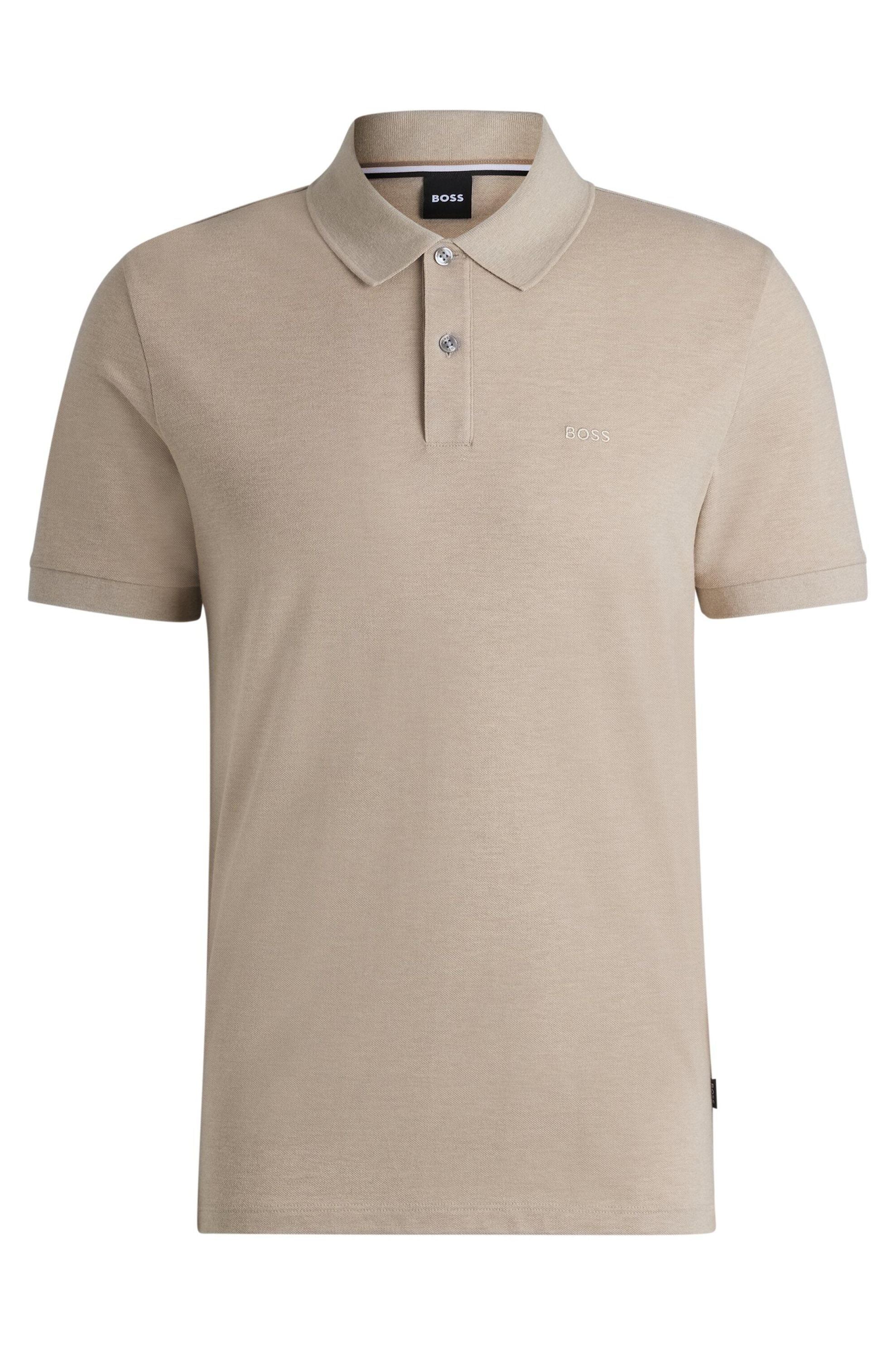 Poloshirt aus Baumwolle - 290-Open Beige - Beige