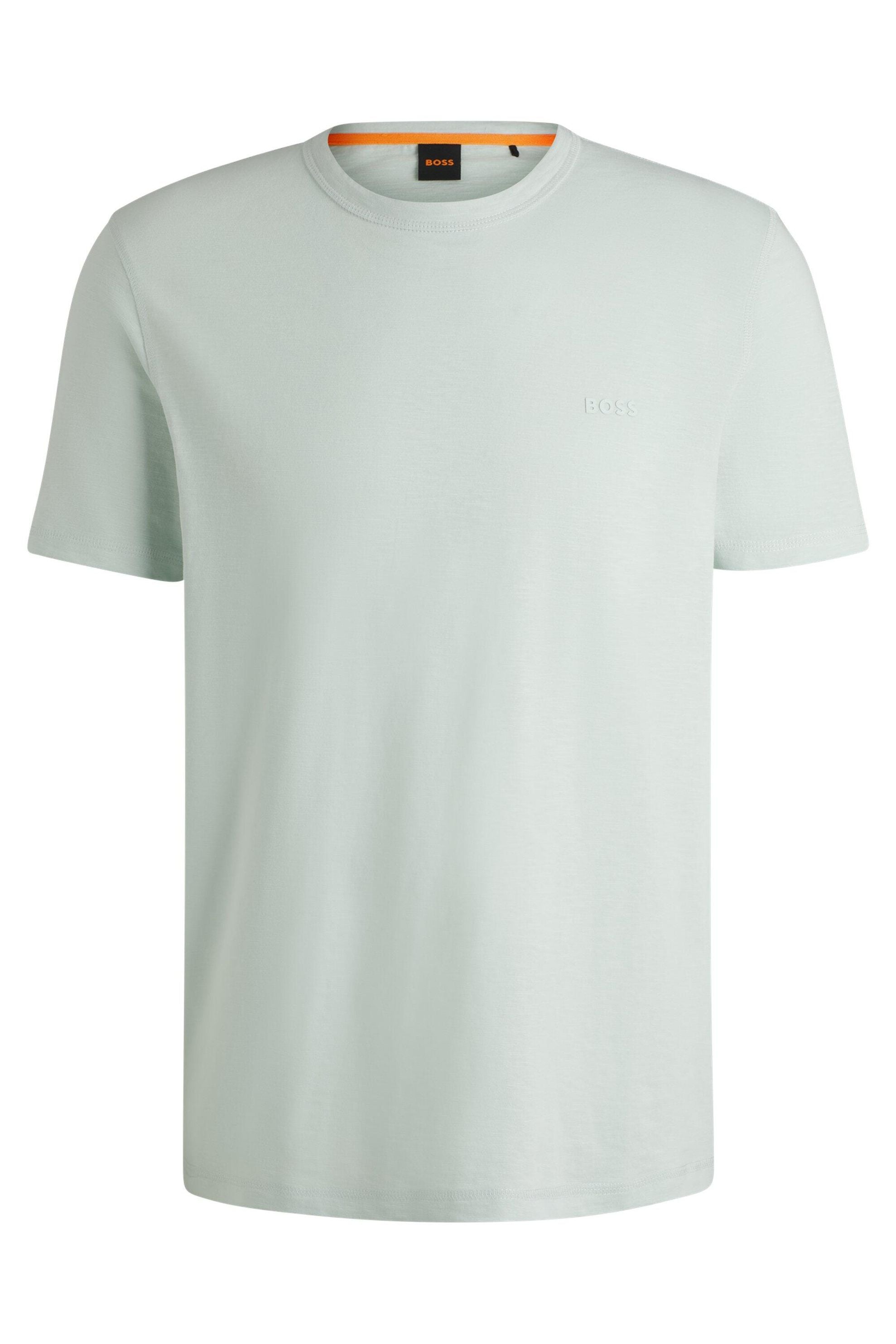 T-Shirt aus Baumwolle - 474-Open Blue