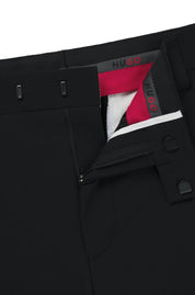 Bundfaltenhose Slim Fit - 001-Black - Schwarz