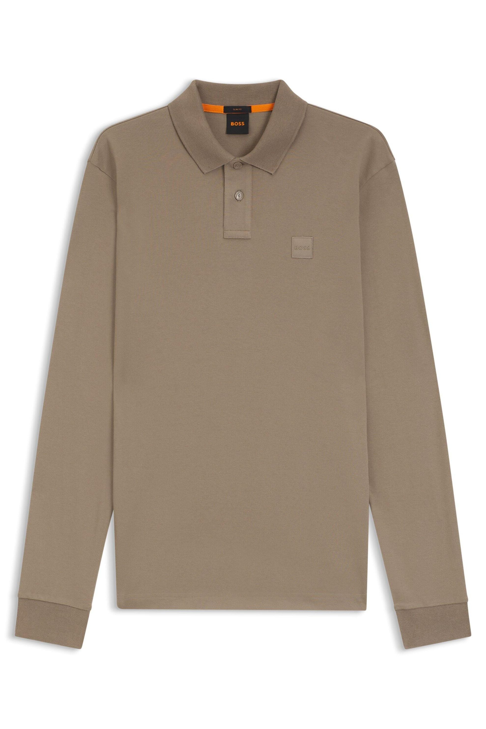 Poloshirt aus Baumwolle - 346-Open Green - Beige