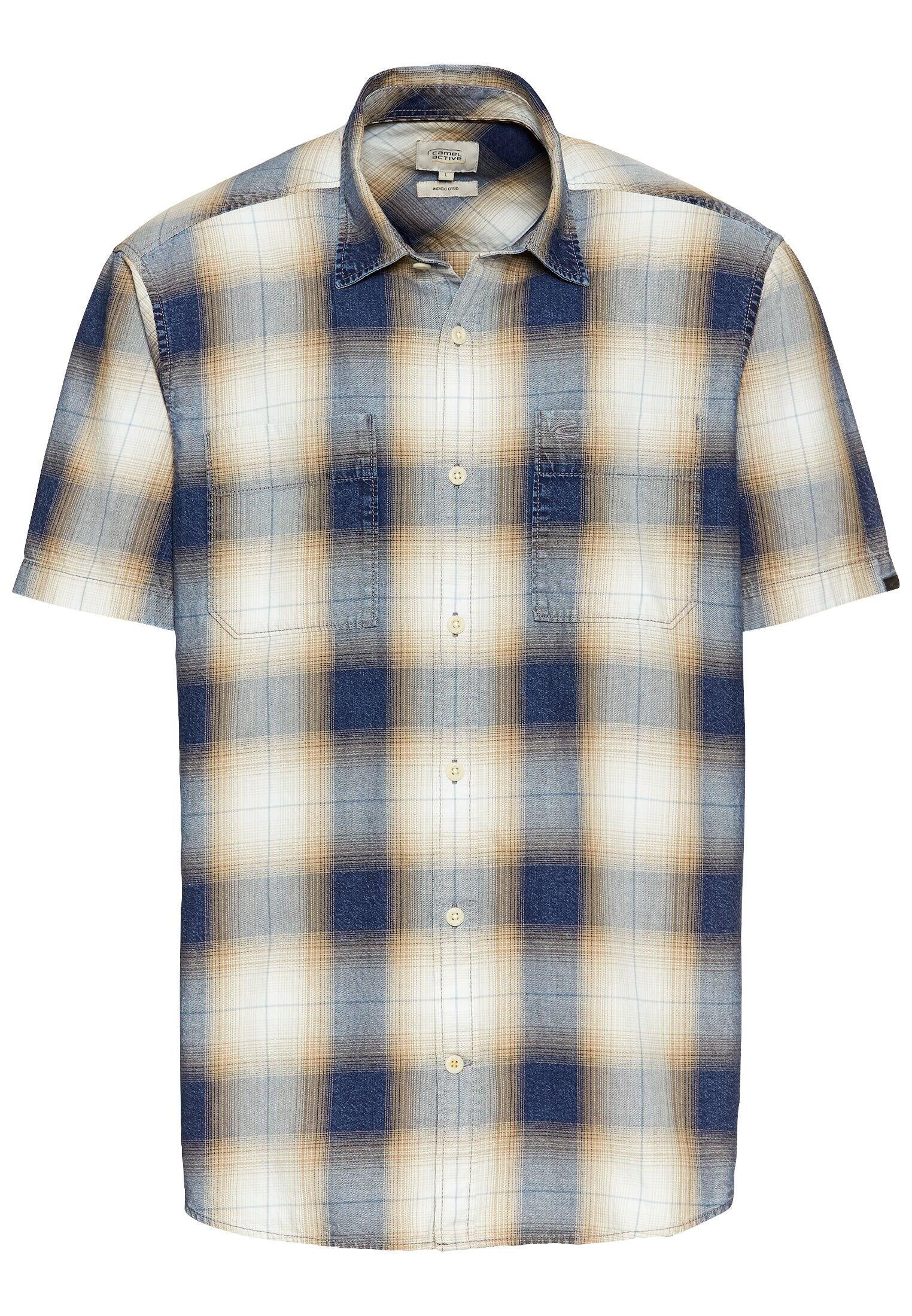 Freizeithemd kariert Regular Fit - 48-Dark Navy - Blau