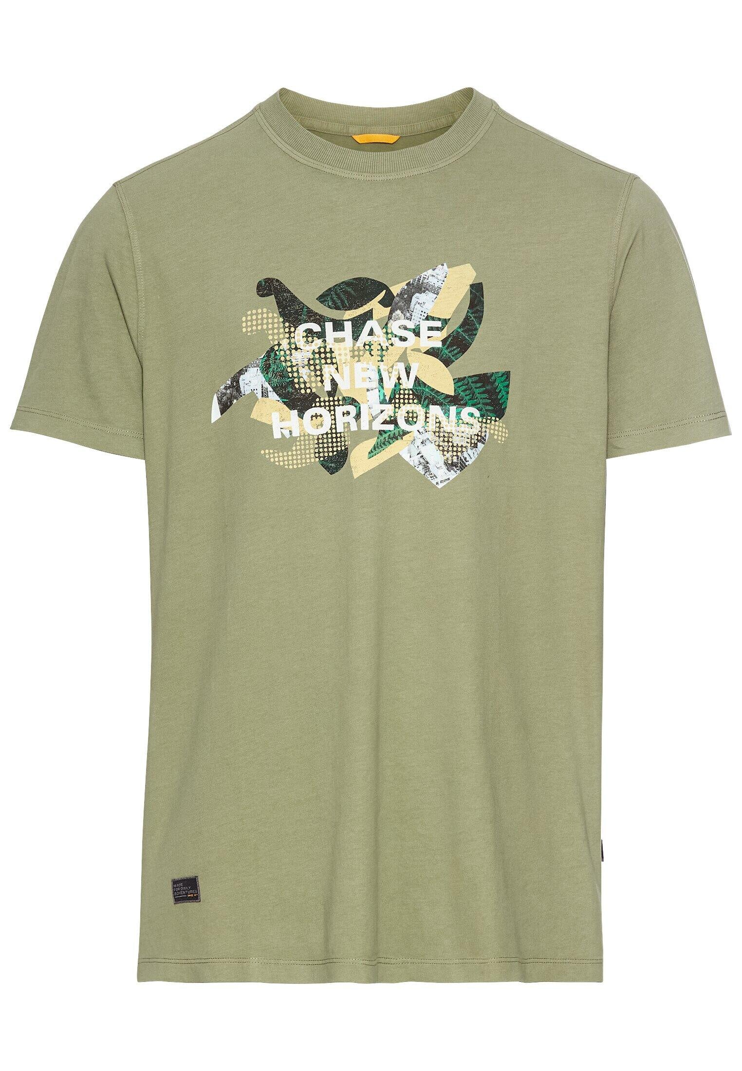 T-Shirt aus Baumwolle - 34-Dusty Khaki - Khaki