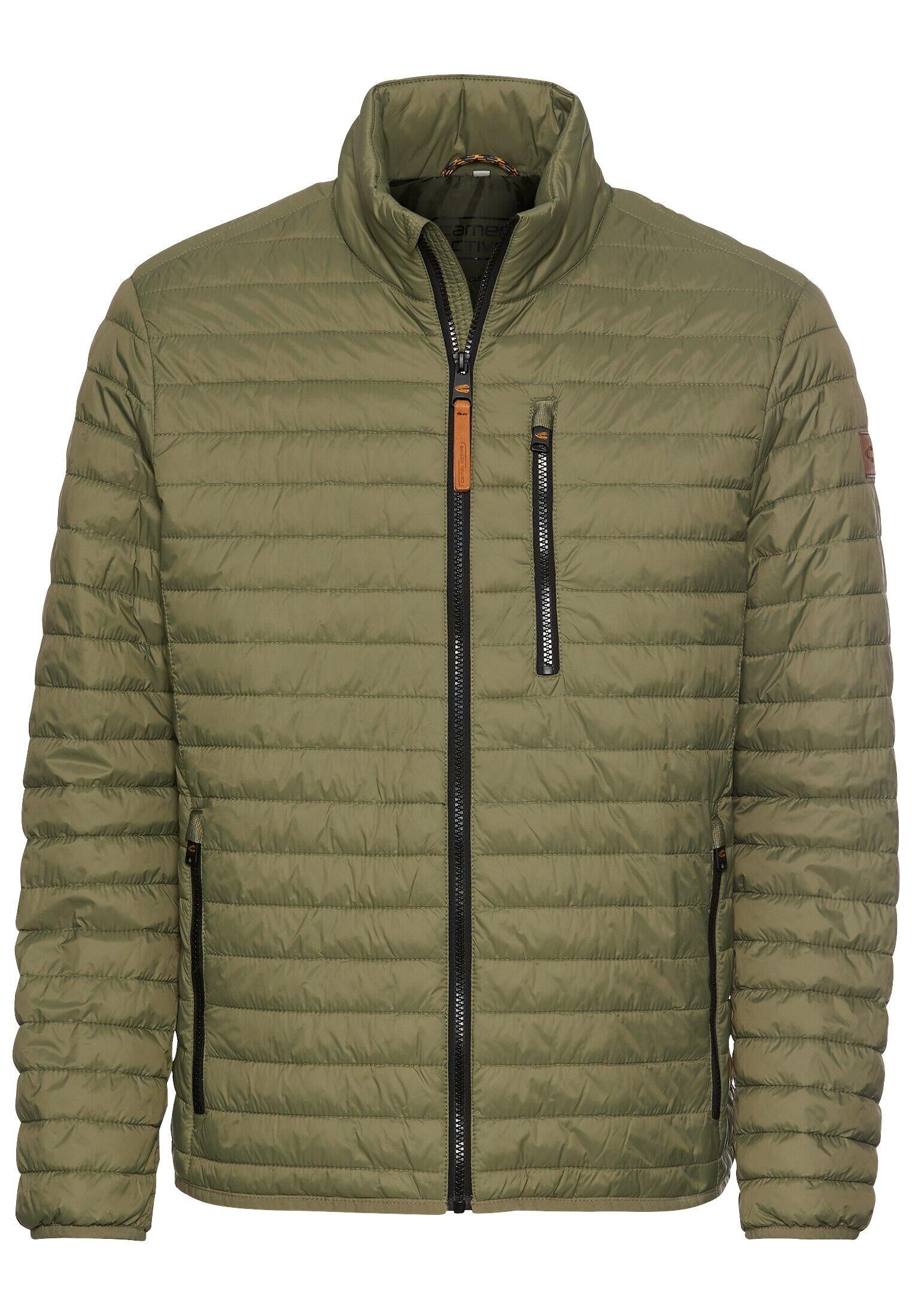 Steppjacke mit Stehkragen - 34-Dusty Khaki - Grün
