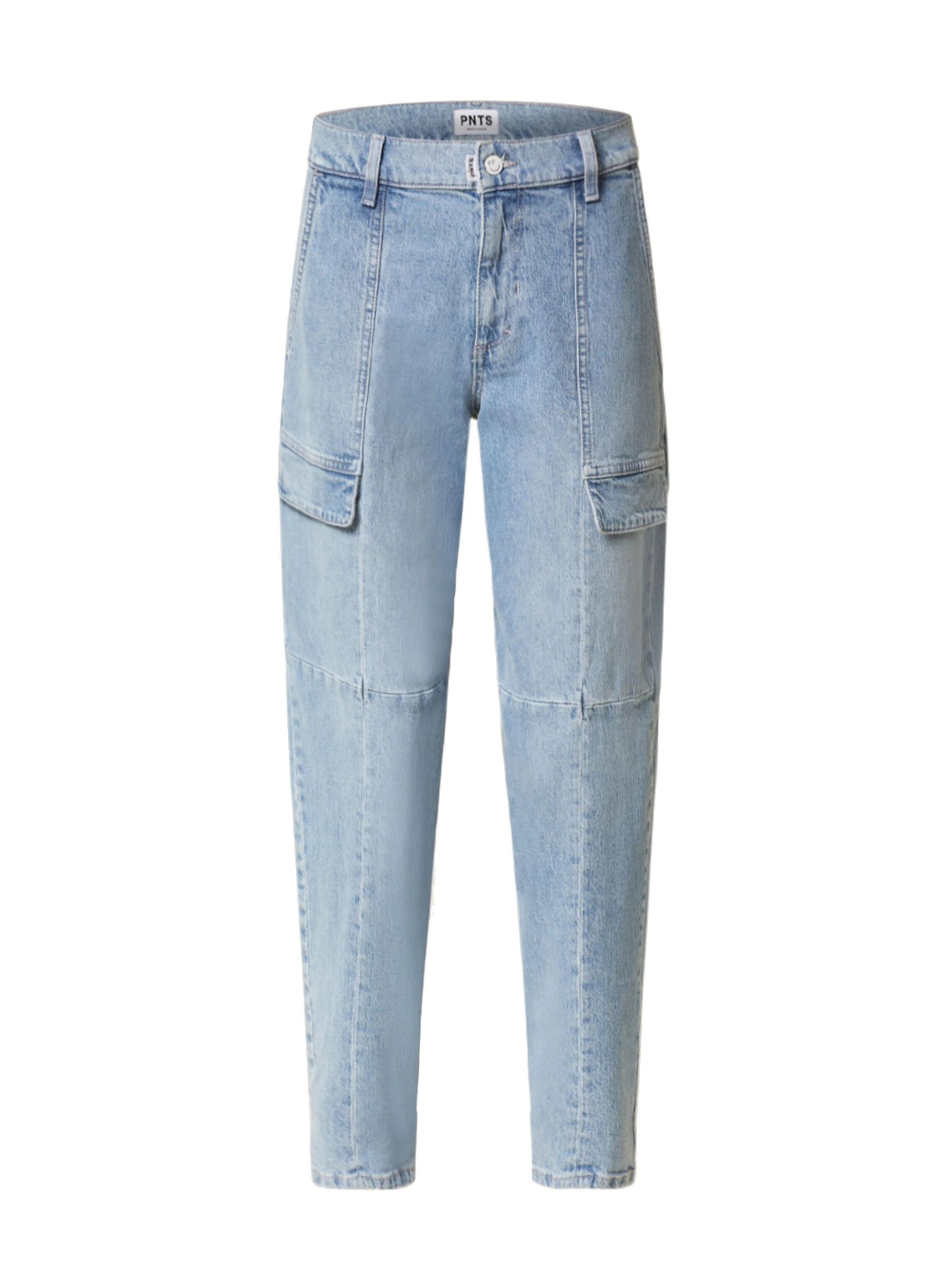 The O Shape Boyfriend Jeans - 29-DUSTY BLUE - Blau