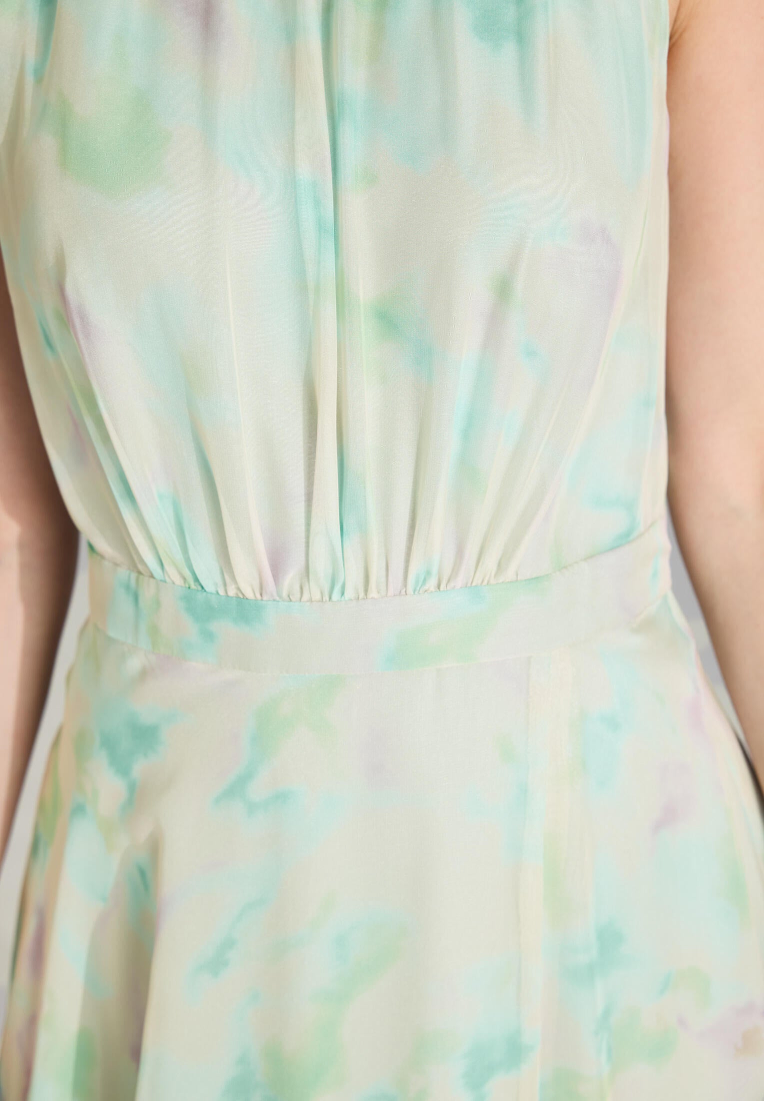 Abendkleid Maxi aus Chiffon - 5644 - Grün