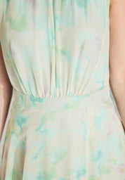 Abendkleid Maxi aus Chiffon - 5644 - Grün