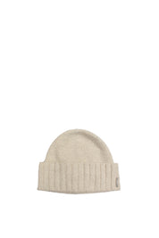 Strickmütze - 6400-ecru uni - Creme