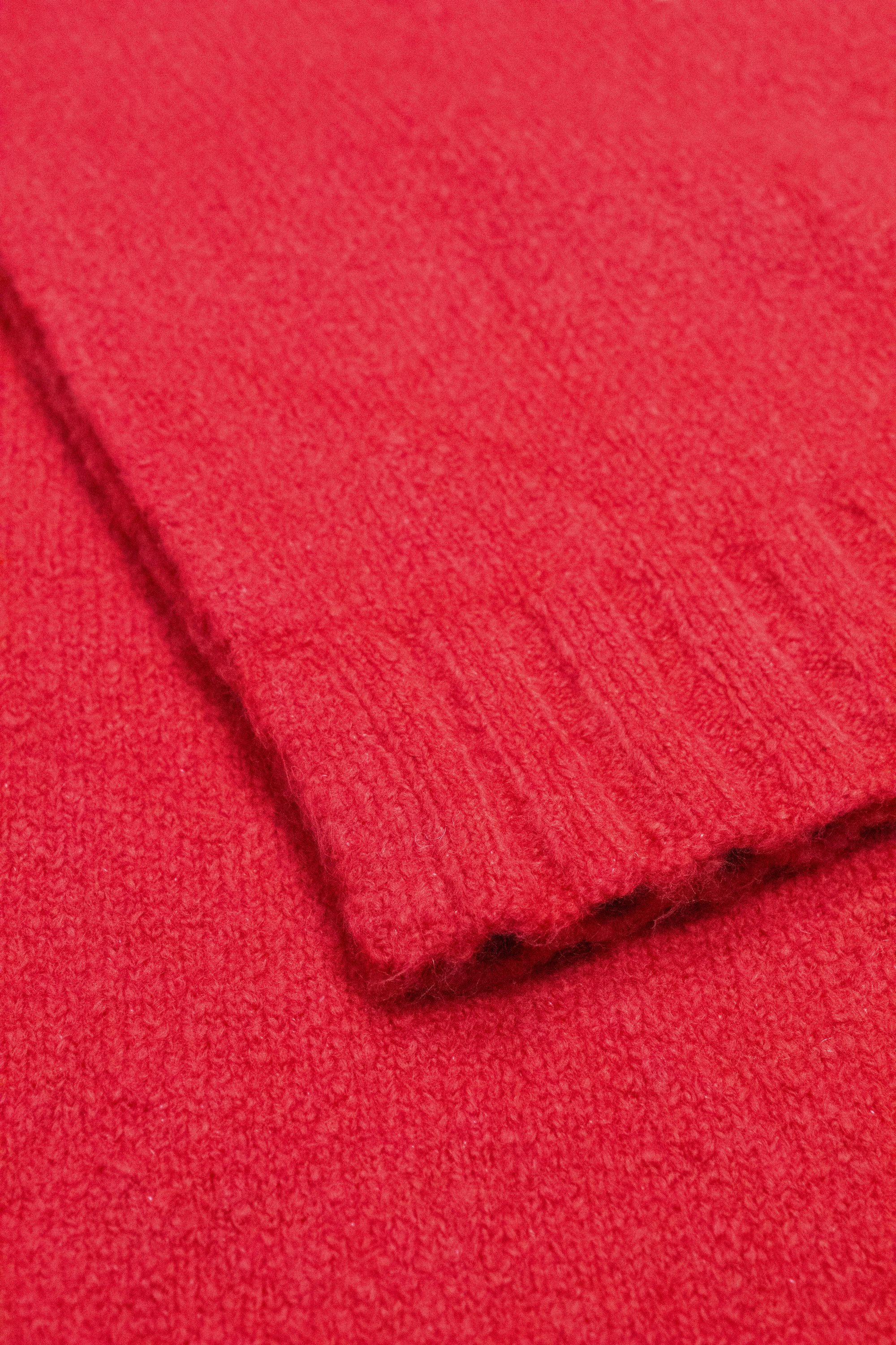 Schal ALEXIO aus Baumwollmix - 5100-red uni - Rot