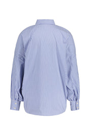 Bluse aus Baumwollmix - 680 - Blau
