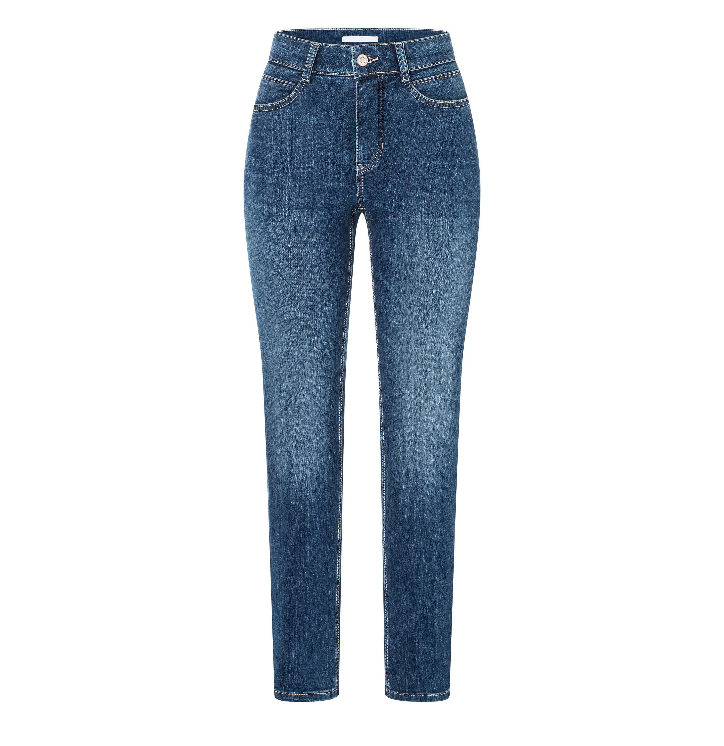 Jeans ANGELA Slim Fit - D586 simple wash - Blau